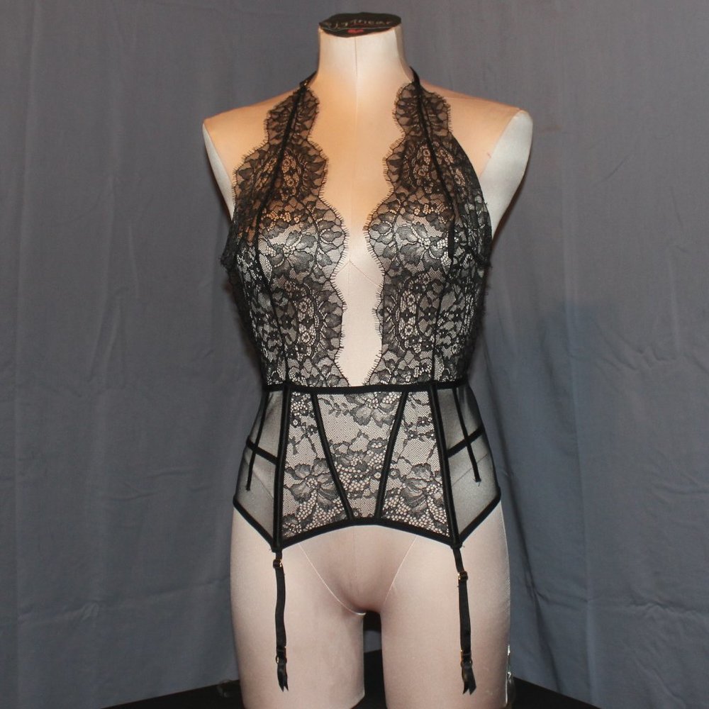 Victoria's Secret Halter Garter Slip